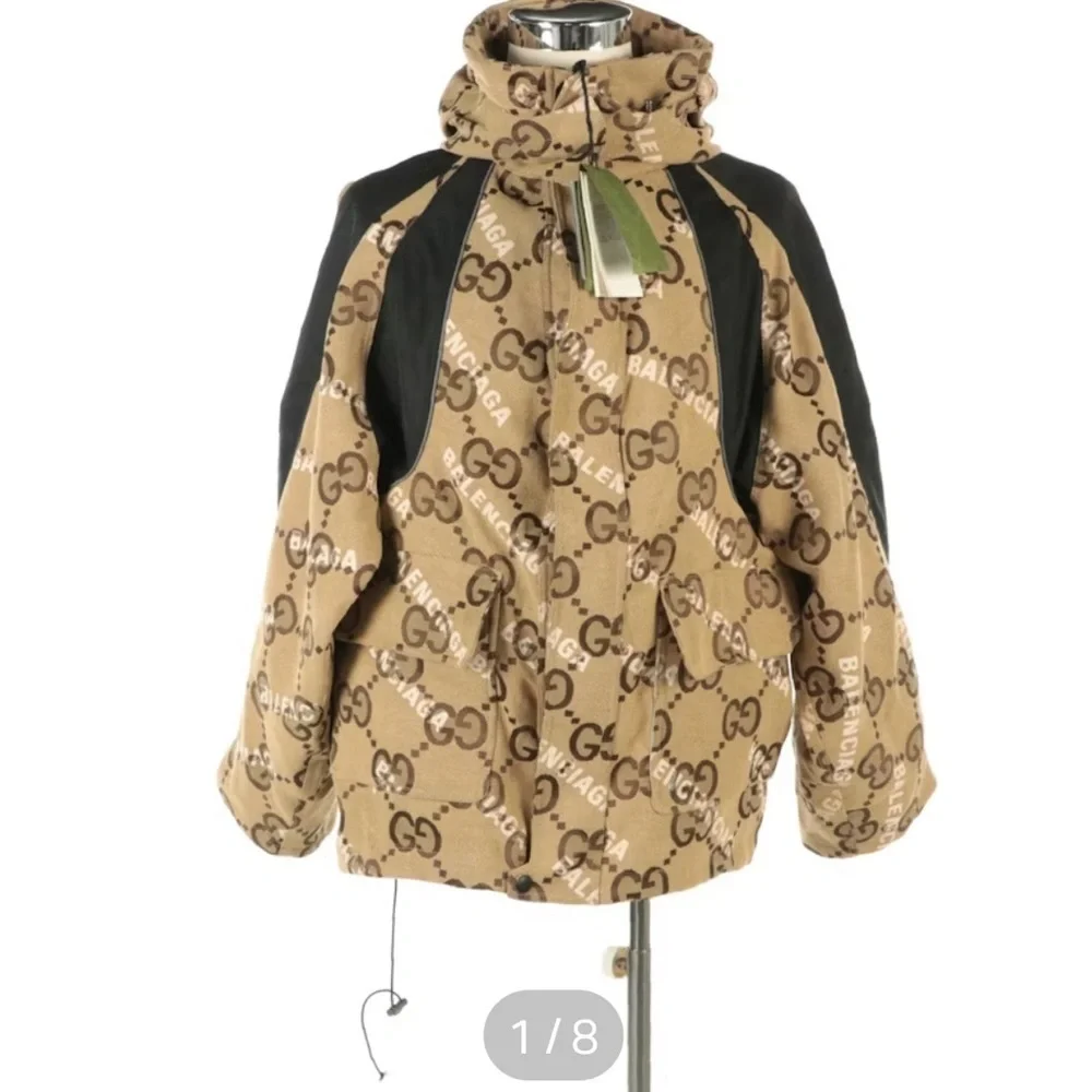 Gucci x Balenciaga the hacker project hooded jacket